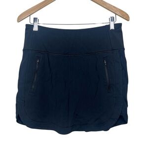 Athleta Womens fairway golf skirt 16” skort black stretch casual size medium